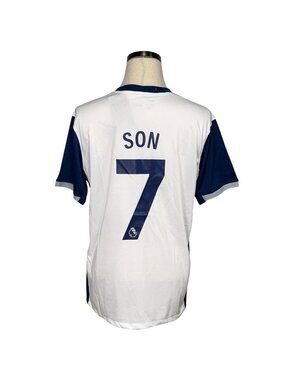 Nike Tottenham Hotspur Son #7 XL White & Navy Soccer Jersey Dri-Fit NWT Mens